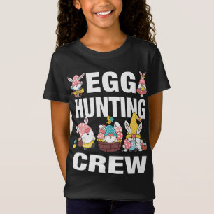 Happy Easter Gnomes with bunny ears Easter egg hun T-Shirt