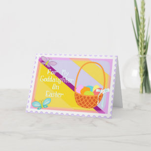 Happy Easter Goddaughter Card