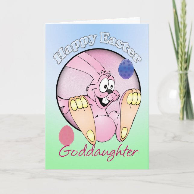 Happy Easter - Goddaughter Holiday Card (Front)