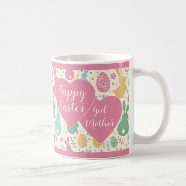 Happy Easter Godmother bunny Mug (Right)