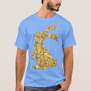 Happy Easter, Golden Bunny (2) T-Shirt