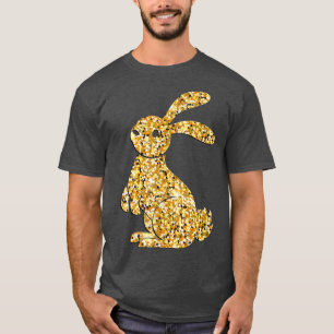 Happy Easter, Golden Bunny T-Shirt