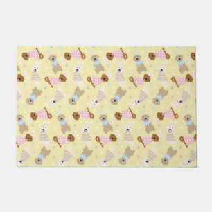 Happy Easter Golden Retriever Dogs Doormat