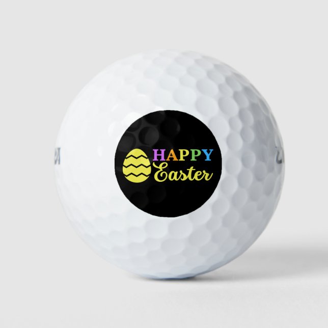 Happy Easter   Golf Balls (Front)