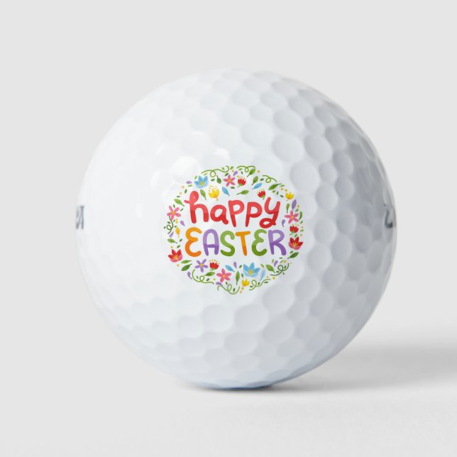 Happy Easter Golf Balls (Front)
