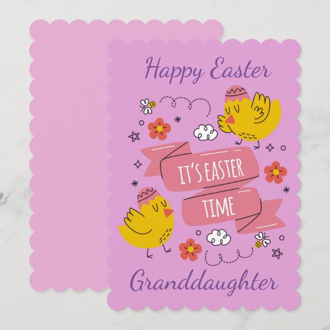 Happy Easter Granddaughter (Front/Back)