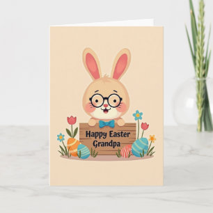 Happy Easter Grandpa Card