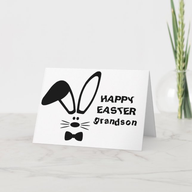 ***HAPPY EASTER GRANDSON*** HOLIDAY CARD (Front)