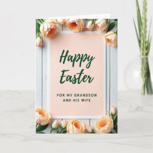 Happy Easter Grandson Wife Card