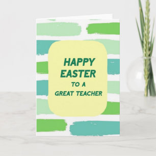 Happy Easter Great Teacher Card
