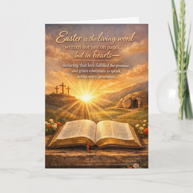 Happy Easter Greeting Card (Front)