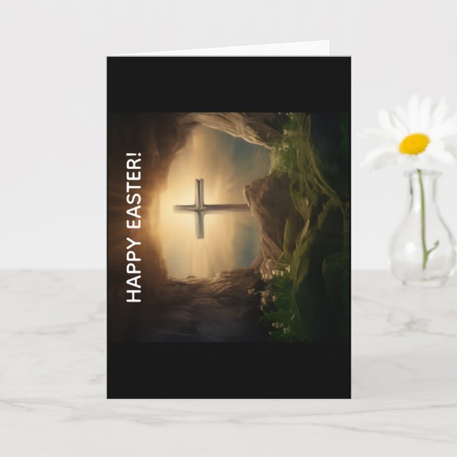 Happy Easter Greeting Card (Small Plant)