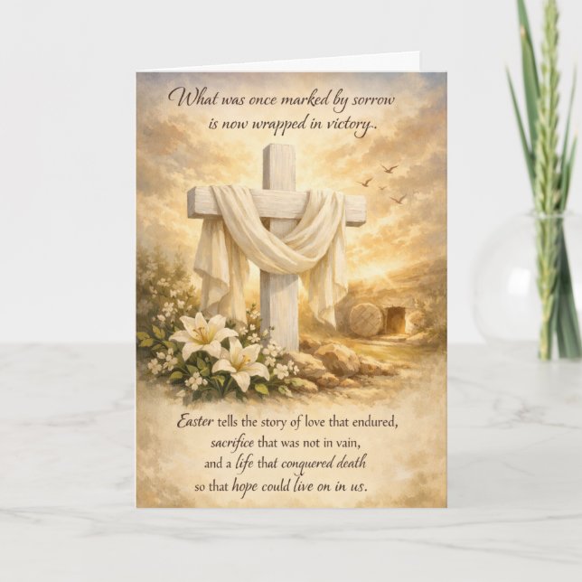 Happy Easter Greeting Card (Front)