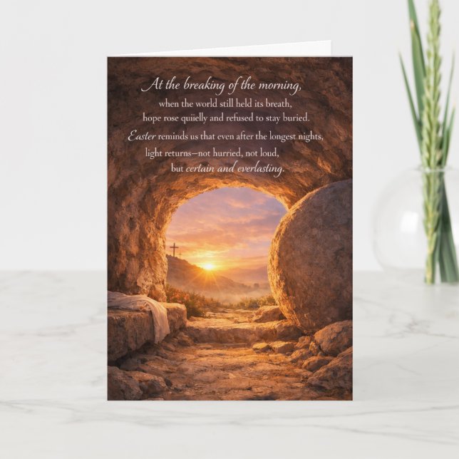 Happy Easter Greeting Card (Front)