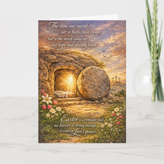 Happy Easter Greeting Card (Front)