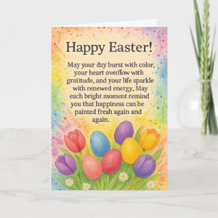 Happy Easter Greeting Card