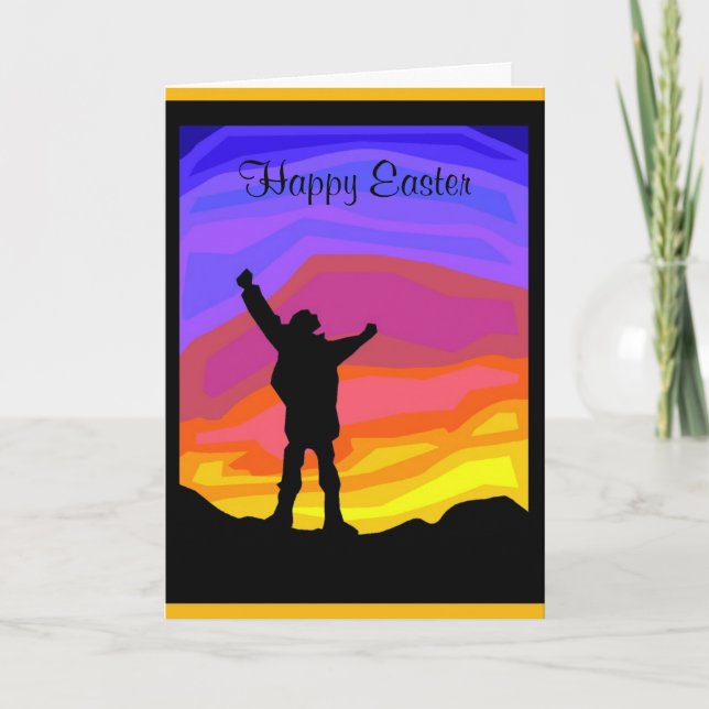 Happy Easter Greeting Card (Front)