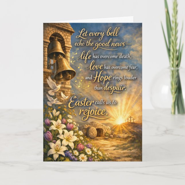 Happy Easter Greeting Card (Front)