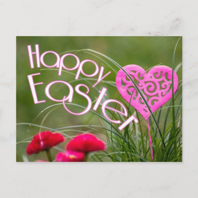 Happy Easter greeting card for friends and family (Front)