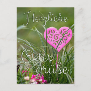 Happy Easter greeting card for friends and family