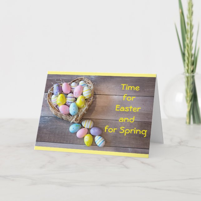 HAPPY "EASTER" & HAPPY "SPRING" CARD (Front)