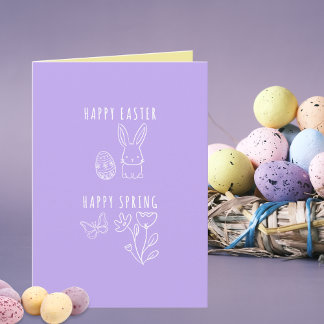 Happy Easter Happy Spring  Card