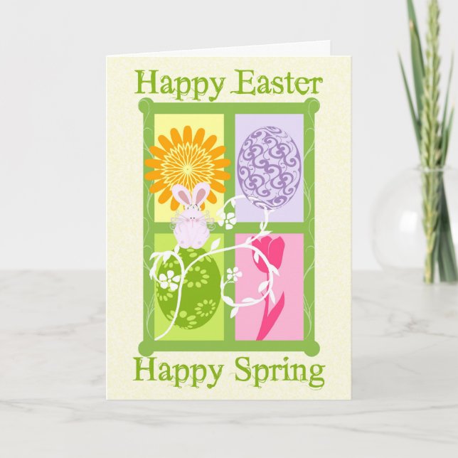 Happy Easter Happy Spring Card (Front)