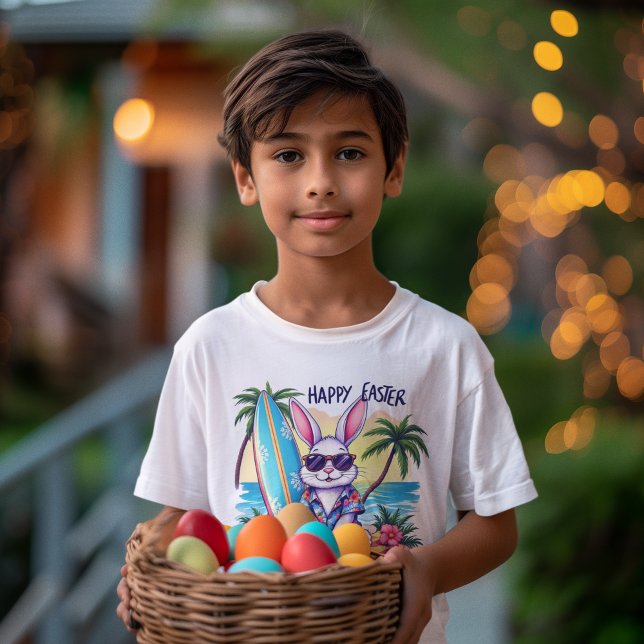 Happy Easter Hawaiian Style T-Shirt (Creator Uploaded)
