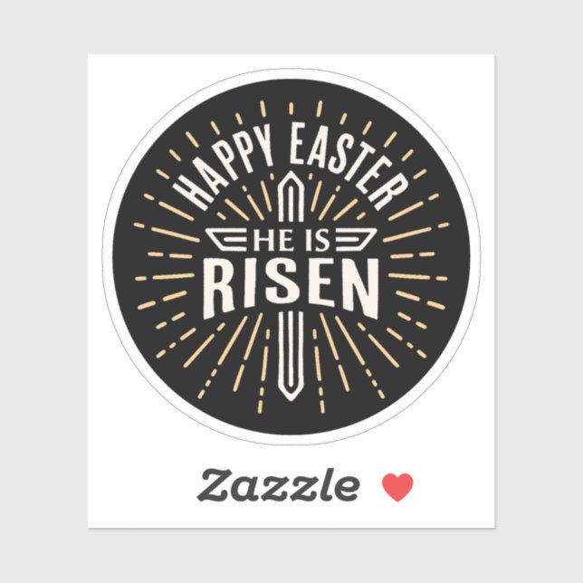 Happy Easter He is risen (Sheet)