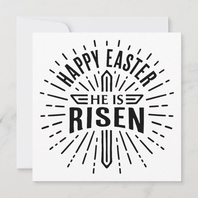 Happy Easter He is risen (Front)