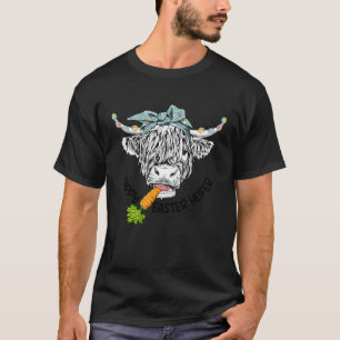 Happy Easter Heifer  CowFarmer Easter Day Women Gi T-Shirt