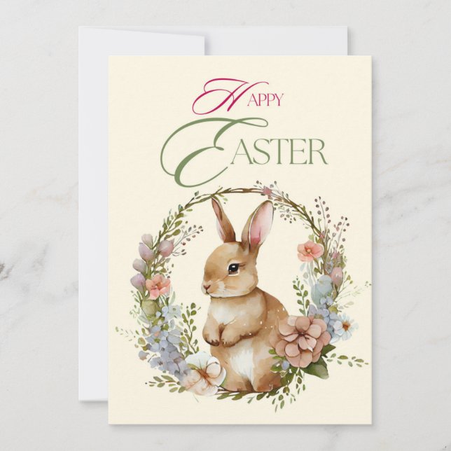 Happy Easter Holiday Card (Front)