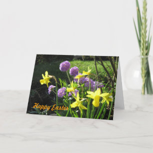 happy easter holiday card