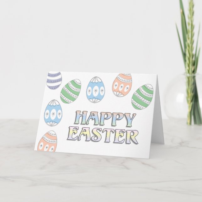 Happy Easter Holiday Card (Front)