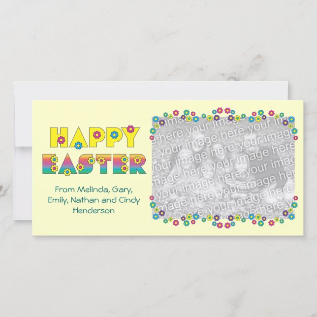 Happy Easter Holiday Card (Front)