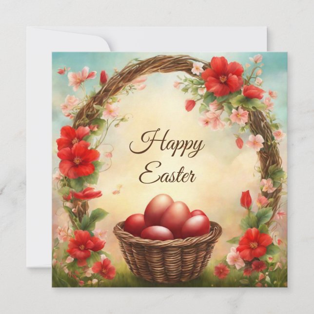 Happy Easter Holiday Card (Front)