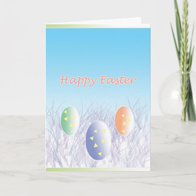 Happy Easter Holiday Card (Front)
