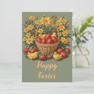 Happy Easter Holiday Card