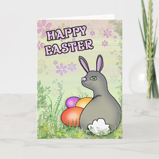 Happy Easter Holiday Card (Front)
