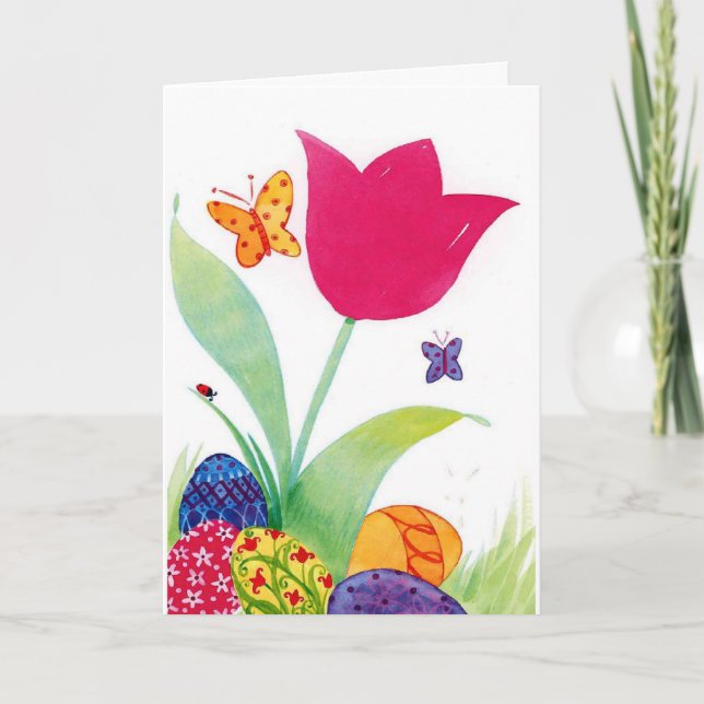 Happy Easter Holiday Card (Front)