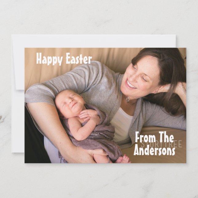 Happy Easter Holiday Card (Front)