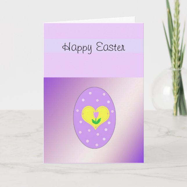 Happy  Easter Holiday Card (Front)