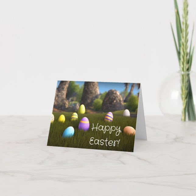 Happy Easter Holiday Card (Front)