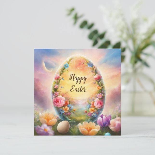 Happy Easter Holiday Card (Standing Front)