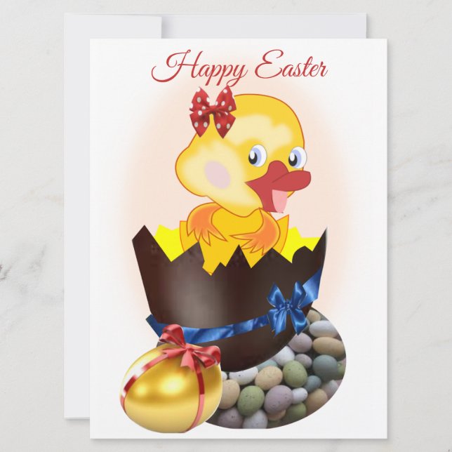 Happy Easter Holiday Card (Front)