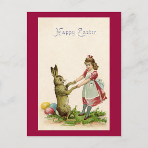 Happy Easter Holiday Postcard