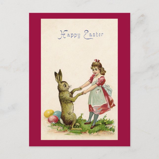 Happy Easter Holiday Postcard (Front)