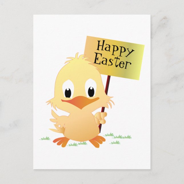 Happy Easter Holiday Postcard (Front)