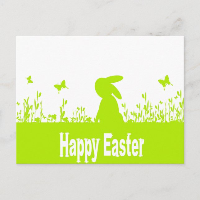 Happy Easter Holiday Postcard (Front)