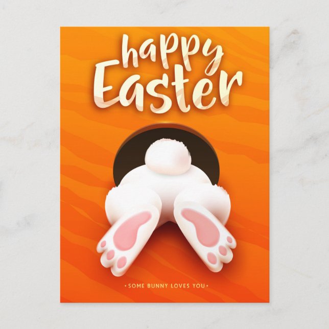 Happy Easter Holiday Postcard (Front)